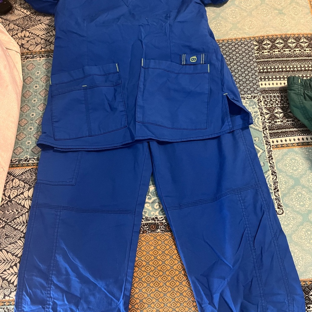 WonderWink Women's Blue Scrub Set